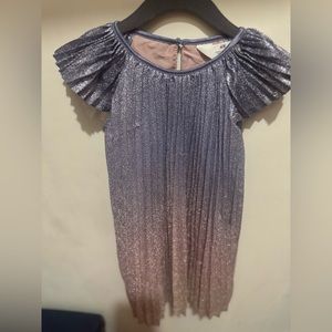 Pleated, A-line Toddler Dress